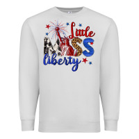 Dove Grey little miss liberty billie wilder Premium Sweatshirt - texasbilliewilder