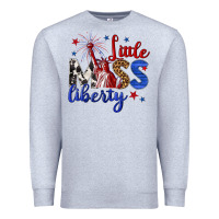 Heather Grey little miss liberty billie wilder Premium Sweatshirt - texasbilliewilder
