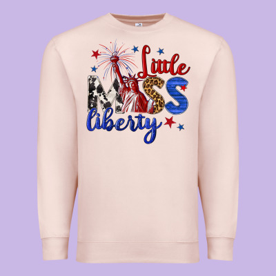 Premium Sweatshirt little miss liberty billie wilder