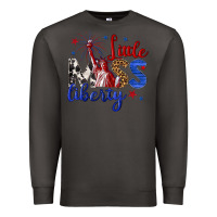 Smoke little miss liberty billie wilder Premium Sweatshirt - texasbilliewilder