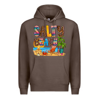 Coffee salty beach Premium Hoodie - AdoDesignShop