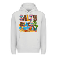 Dove Grey salty beach Premium Hoodie - AdoDesignShop