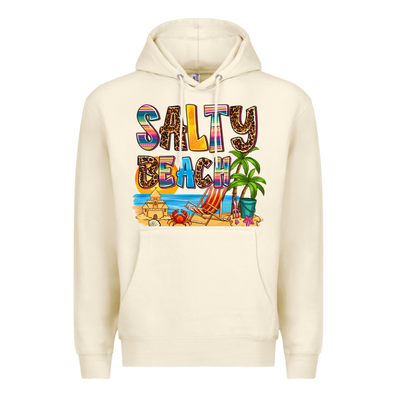 Salty Beach Premium Hoodie by AdoDesignShop | Teevron