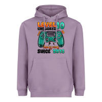 Lavender level 10 unlocked awesome since 2013 Heavyweight Hoodie - MaliasSmallBusiness