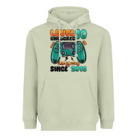 Matcha level 10 unlocked awesome since 2013 Heavyweight Hoodie - MaliasSmallBusiness