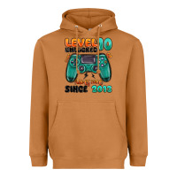 Meerkat level 10 unlocked awesome since 2013 Heavyweight Hoodie - MaliasSmallBusiness