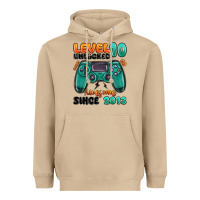Mushroom level 10 unlocked awesome since 2013 Heavyweight Hoodie - MaliasSmallBusiness