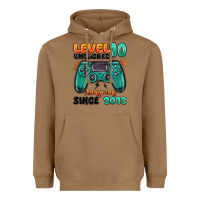 Toasted Coconut level 10 unlocked awesome since 2013 Heavyweight Hoodie - MaliasSmallBusiness