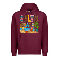 Burgundy salty beach Premium Hoodie - AdoDesignShop