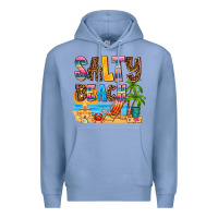 Colony Blue salty beach Premium Hoodie - AdoDesignShop