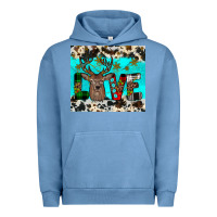 Pigment Pebble Blue christmas love Urban Hoodie - JahusDesignShop