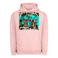 Pigment Salmon christmas love Urban Hoodie - JahusDesignShop