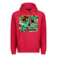 Cardinal capricorn turquoise cowhide Premium Hoodie - RanaPortraitStore