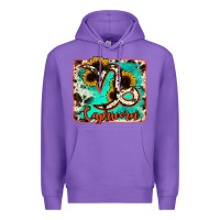Purple capricorn turquoise cowhide Premium Hoodie - RanaPortraitStore