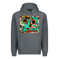 Rock capricorn turquoise cowhide Premium Hoodie - RanaPortraitStore