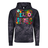 Cloud Black hello summer Vintage Hoodie - AdoDesignShop