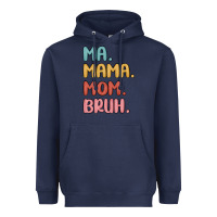 Navy ma mama mom bruh Heavyweight Hoodie - MaliasSmallBusiness