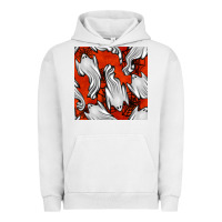 Pigment Lunar Rock flying ghosts seamless pattern Urban Hoodie - BundleAndBundleShop