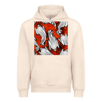 Sandshell flying ghosts seamless pattern Urban Hoodie - BundleAndBundleShop