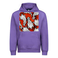 Tulip flying ghosts seamless pattern Urban Hoodie - BundleAndBundleShop