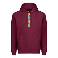 Burgundy pumpkin caffee Premium Hoodie - BundleAndBundleShop