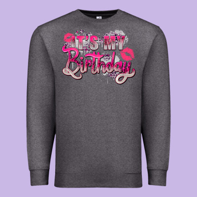 Premium Sweatshirt pink its my birthday