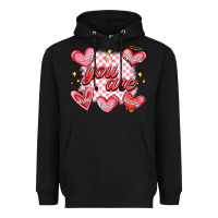 Black valentines day positive affirmations Heavyweight Hoodie - MaliasSmallBusiness