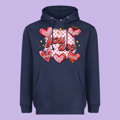 Heavyweight Hoodie valentines day positive affirmations