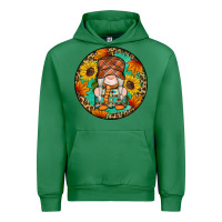 Emerald fall gnomes round earrings 2 Urban Hoodie - Artiststas