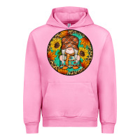 Fuchsia Pink fall gnomes round earrings 2 Urban Hoodie - Artiststas