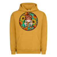 Pigment Peanut Butter fall gnomes round earrings 2 Urban Hoodie - Artiststas