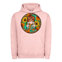 Pigment Salmon fall gnomes round earrings 2 Urban Hoodie - Artiststas