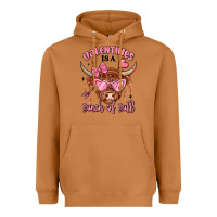 Meerkat valentines is a bunch of bull Heavyweight Hoodie - MaliasSmallBusiness