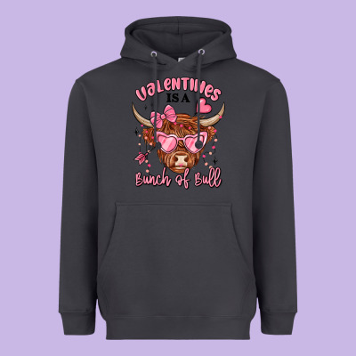 Heavyweight Hoodie valentines is a bunch of bull