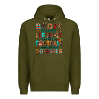 Army Green boots flannels Premium Hoodie - AdoDesignShop
