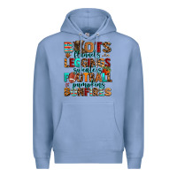 Colony Blue boots flannels Premium Hoodie - AdoDesignShop