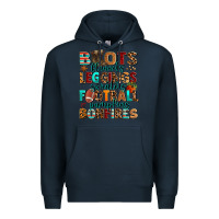 Navy boots flannels Premium Hoodie - AdoDesignShop