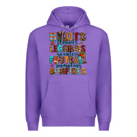 Purple boots flannels Premium Hoodie - AdoDesignShop