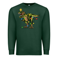 Sports Green tree rex christmas Premium Sweatshirt - Zillion Design Studio