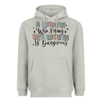 Moon Dust a woman who knows her worth is dangerous Heavyweight Hoodie - MaliasSmallBusiness
