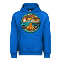 Cobalt fall gnomes round earrings 3 Urban Hoodie - Artiststas
