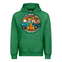 Emerald fall gnomes round earrings 3 Urban Hoodie - Artiststas
