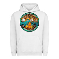 Pigment Lunar Rock fall gnomes round earrings 3 Urban Hoodie - Artiststas