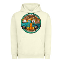 Pigment Pistachio fall gnomes round earrings 3 Urban Hoodie - Artiststas