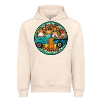 Sandshell fall gnomes round earrings 3 Urban Hoodie - Artiststas