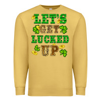 Antique Gold st patricks day lets get lucked up Premium Sweatshirt - RanaPortraitStore