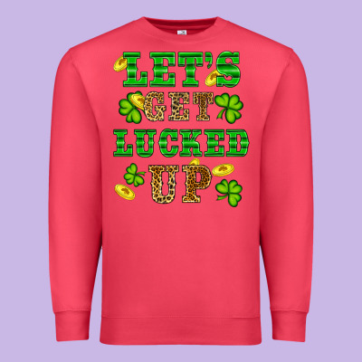 Premium Sweatshirt st patricks day lets get lucked up