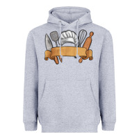 Heather Grey customized chef tools Heavyweight Hoodie - MaliasSmallBusiness