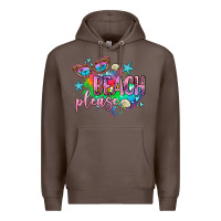 Coffee beach please Premium Hoodie - AdoDesignShop
