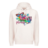 Pale Pink beach please Premium Hoodie - AdoDesignShop